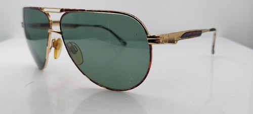 Occhiali da sole vintage Sergio Tacchini ST 1034-S Marrone Oro Pilot SOLO MONTATURE - Foto 2 di 7
