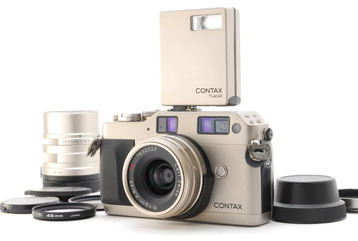 MINT] Contax G1 Film Camera + Carl Zeiss 28mm 90mm Lenses + TLA
