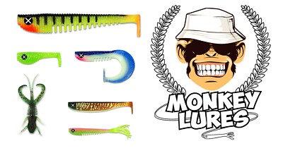 Monkey Lures King Lui Craby Lui Curly Lui Baby Lui Fat Lui Hairy Lui Gummifische