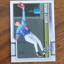 Topps 2026 Series One Mickey Moniak Colorado Rockies #195 Baseball Card