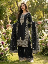 Pakistani Eid Dress Salwar Kameez Ready made Suits Indian Wedding Party 3 Piece