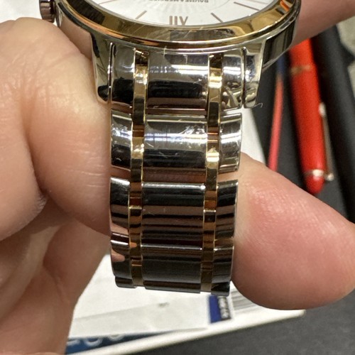 baume mercier classima automatic ladies Swiss made watch 18k gold yellow & steel - Picture 9 of 20