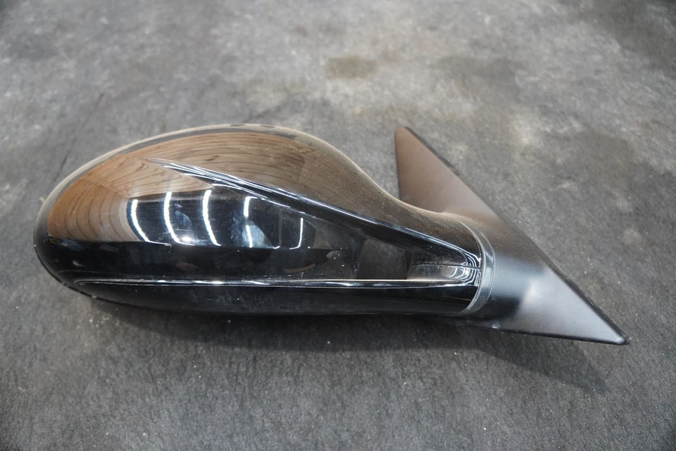 Conjunto de espejo retrovisor puerta pasajero derecho negro 99773162002 Porsche 911 997 2005-13 Foto 3 de 4