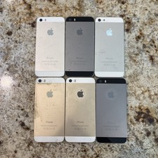 Lot of 5 Apple Iphone 5’s Model: A1533. FOR PARTS OR REPAIR.