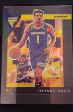 2022-23 Panini Chronicles Draft Picks - Flux Johnny Davis #7 Black Prizm (RC)