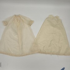 Vintage Infant Or Doll Long Nightgown Or Christening Dress / Gown