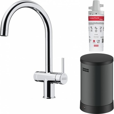 Franke Maris Wasserhub 3-in-1 Elektronischer Kochhahn Chrom 4L Küche