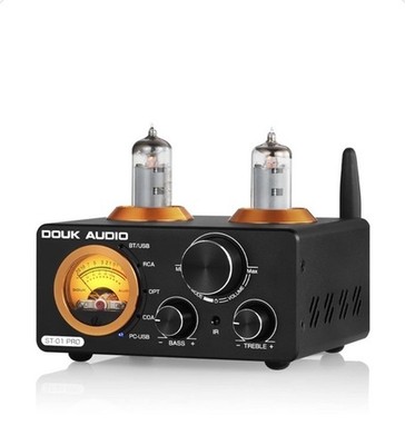 Douk Audio ST-01 PRO Bluetooth Tube Amplifier VU Meter USB DAC COAX/OPT Home Amp