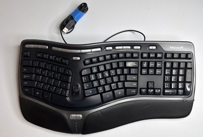 Microsoft Natural Ergonomic Keyboard 4000 v1.0 USB Wired Black