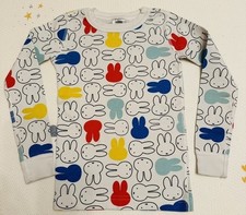 Hanna Andersson Miffy Long John Pajama Set Kids Size 6-7 Organic Cotton