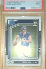 2024 Panini Donruss Optic Caleb Williams Rated Rookie #201 PSA 9 Bears