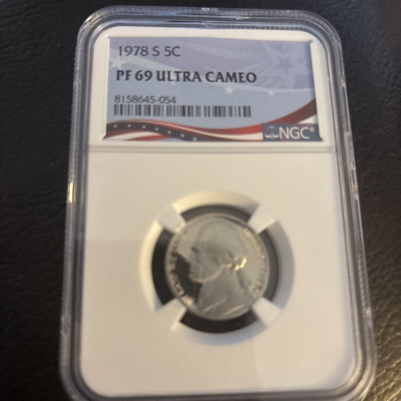 1978 S Proof Jefferson Nickel NGC PF 69 ULTRA CAMEO