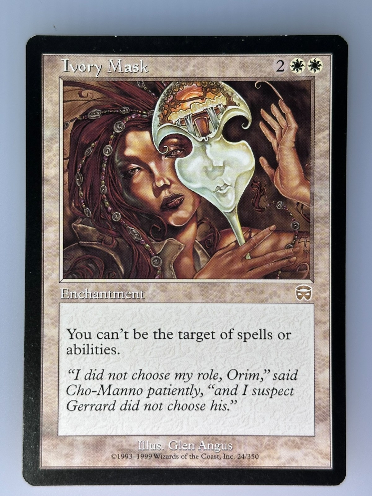 MTG Ivory Mask (LP) Mercadian Masques MMQ