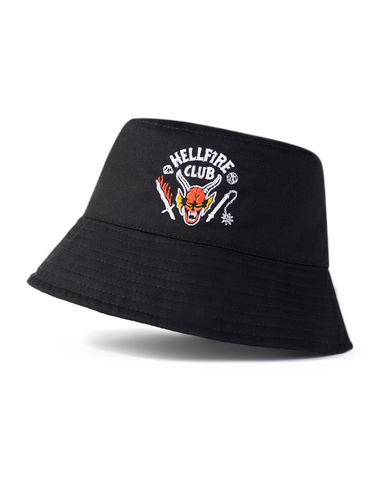 Stranger Things Schwarz Hellfire Club Fischerhut Unisex Erwachsene 4090₽