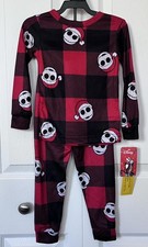 Nightmare Before Christmas Long Sleeve Pajamas Top  pants 2pc Set Size 8 NEW