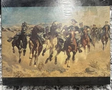 Vintage 1973 Springbok Remington Puzzle Dismounted - Calvary Horses - Sealed + 1