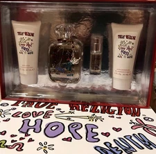 Love Hope Denim True Religion 4PCs Women set, 3.4 + 0.25 + lotion + gel