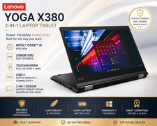 LENOVO YOGA X380 INTEL i5 8th Gen LAPTOP 2IN1 TABLET 256GB SSD TOUCH FHD USB-C