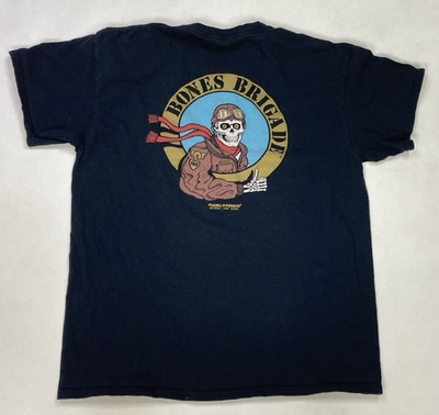 Powell Peralta Bones Brigade Graphic T-shirt Men Large Black Short Sleeve
