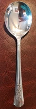 Vintage Wm. A. Rogers A1Plus (Extra Plate) "Rosalie" Soup Spoon by Oneida Ltd.