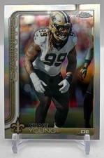 2025 Topps Chrome Chase Young #220 Refractor Saints
