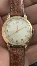Vintage Hamilton Military Dial 14K Solid Gold Running!