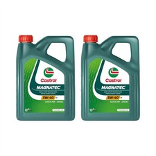 CASTROL SAE 5W40 Engine Oil 2x 4L Synthetic ACEA Light Duty C3 API Gasoline SN 8.77 per litre