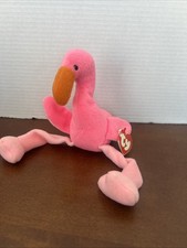 Ty Beanie Babies Pinky The Flamingo 3rd/2nd Generation Tags