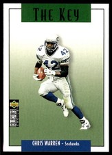 Chris Warren 1995 Collector's Choice Update #U88 Seahawks NFL READ FREE SHIPPING