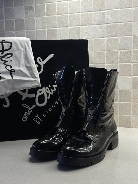 Women Aliceandolivia Boots Black Leather 38