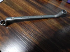 12 PT 17mmx13mm Chrome-Vanadium double box end offset wrench