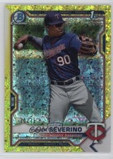 2021 Bowman Yellow Mini-Diamond Refractor /75 Yunior Severino #BCP-140 w5p