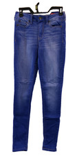 Celebrity Pink Women's THE RIDER Blue Jeans 1/25 Jr Mid Rise Skinny Stretch EUC