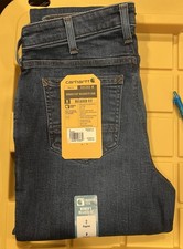 Carhartt Women  s Size 2 Regular Relaxed Fit Jean
