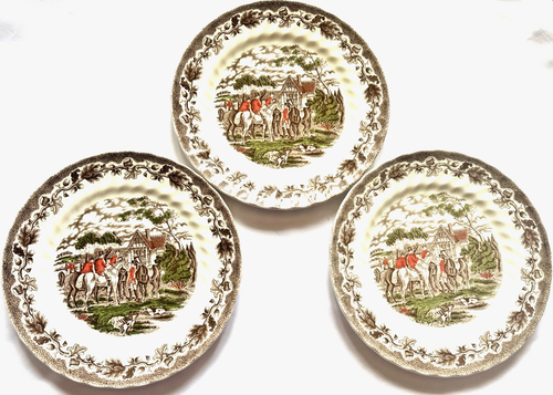 Churchill “The Meet” Country Life 10” Wall Dining Display England Plates Hunting - Picture 4 of 9