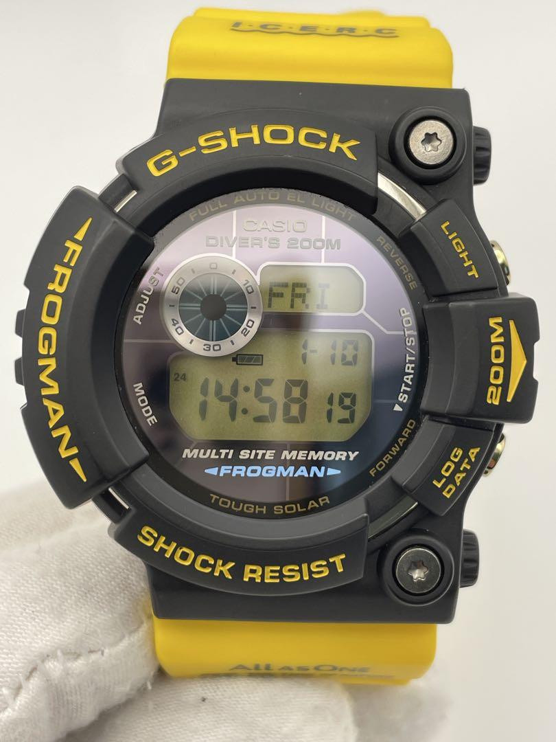 Frogman Irukuji G-Shock Gw-204K-9Jr Superior Black Yellow Frog | eBay