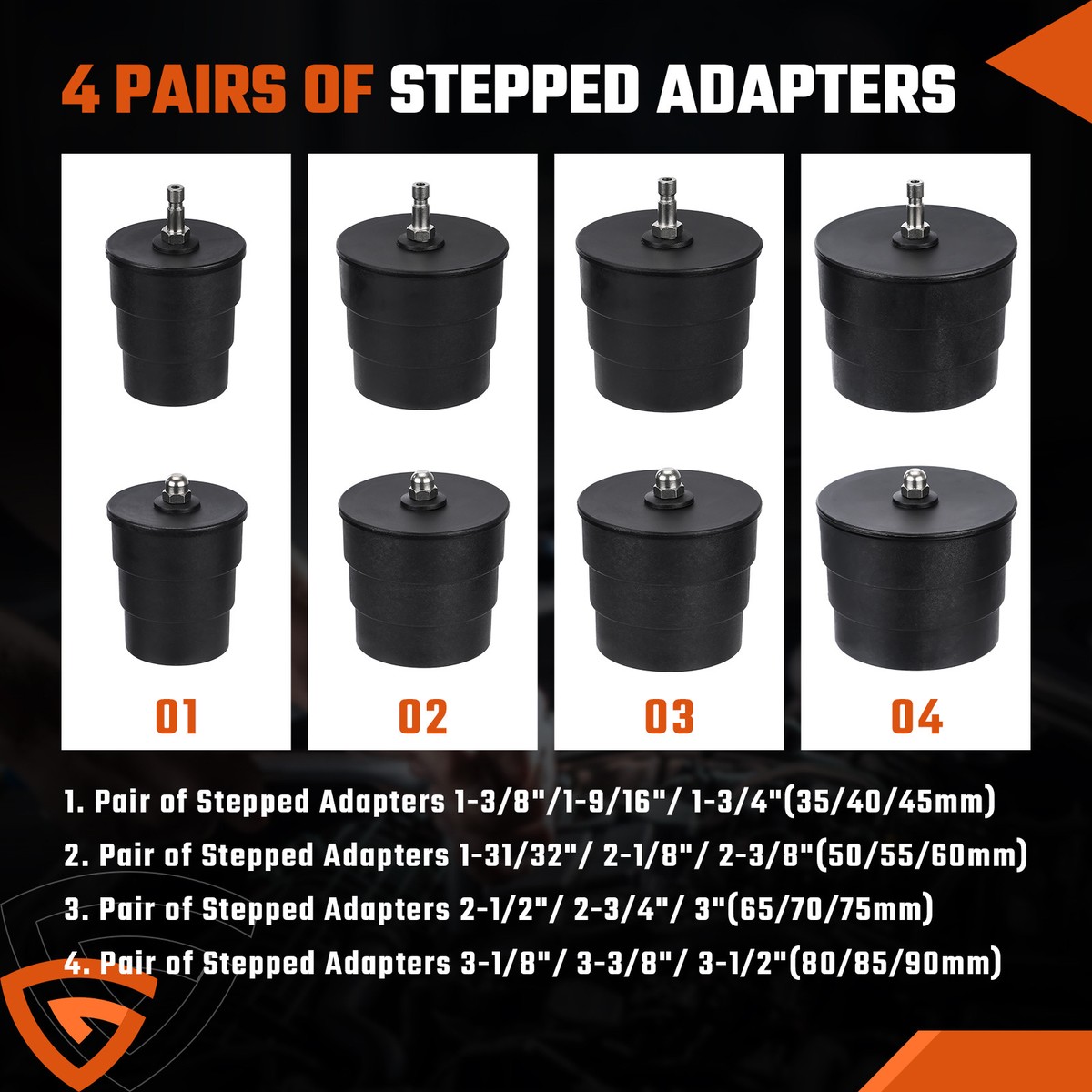 Reywoo Turbo Boost Leak Tester Kit, 10pc Turbo System Leakage Tester - View #2