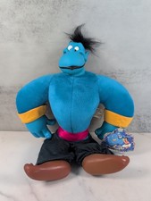 Vintage 1990's Walt Disney Aladdin Genie 14" Plush Doll NWT
