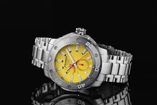 ARAGON Superjet NE57 Power Reserve 29 Jewels Yellow Automatic 44mm
