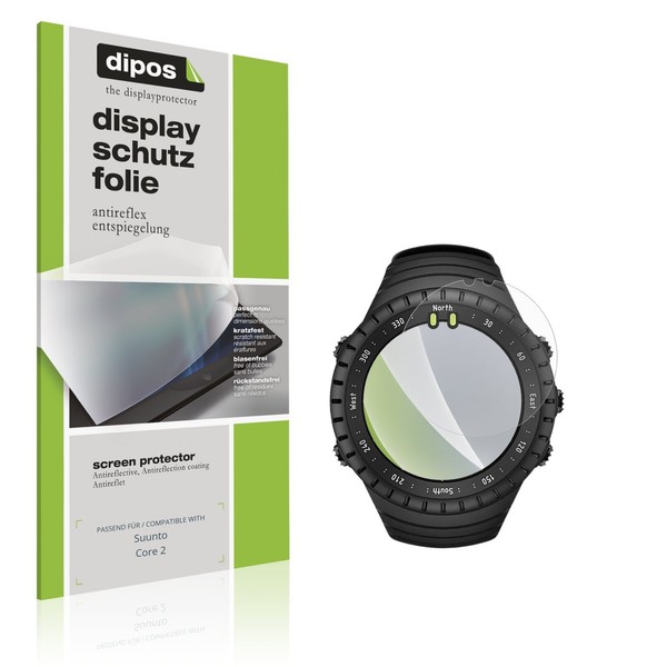 6X Schutzfolie Matt FüR Suunto Core 2 Displayschutzfolie Folie Display Schutz-image