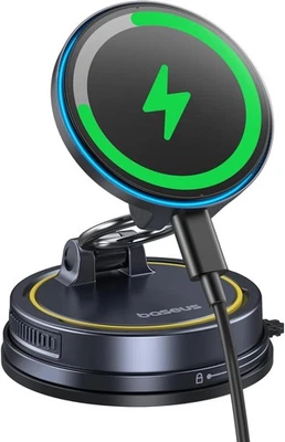 Baseus VC2 Flex Pro 15W Handyhalterung Auto für Magsafe mit Ladefunktion, Magnet