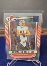 2024 Panini Clearly Donruss - Clearly the Rookies Jermaine Burton #20 Blue...