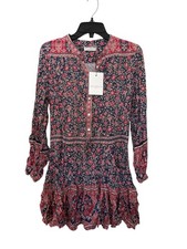 Spell & The Gypsy Collective Jasmine Playdress Navy Floral Boho NWT Size XS