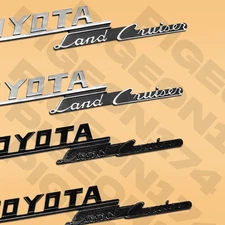 3D Fender Side Emblem For Land Cruiser Accessories 1969-1974 Badge Door Letter