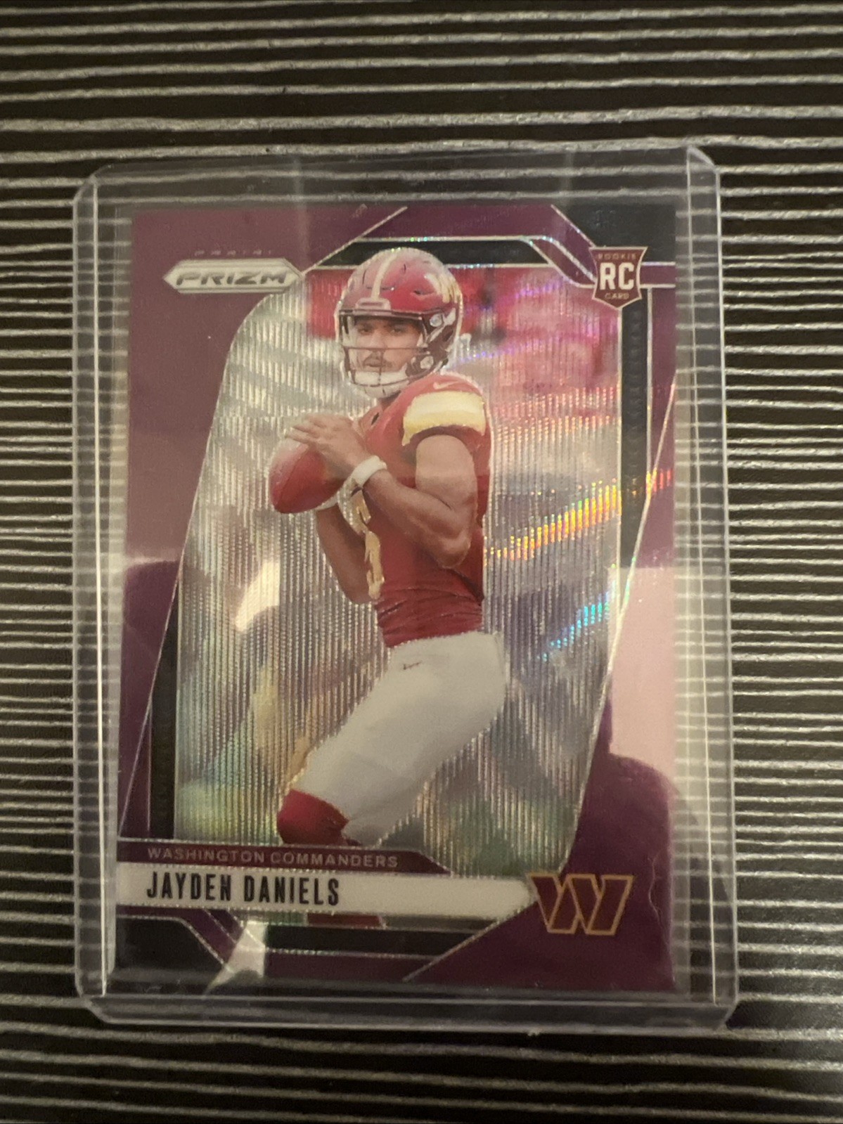 2024 Panini Prizm 🔥 Jayden Daniels 🔥 SP /99 #347 Purple Wave Prizm (RC)