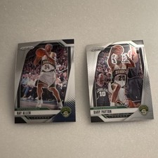 Panini Prizm Ray Allen & Gary Payton Seattle SuperSonics 2021-22 2 Card Lot