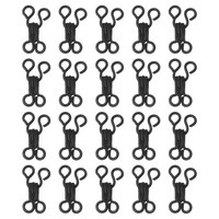 100StüCk 11.5Mm NäHhaken Und ÖSen Verschluss FüR Kleidung Diy Basteln Schwarz