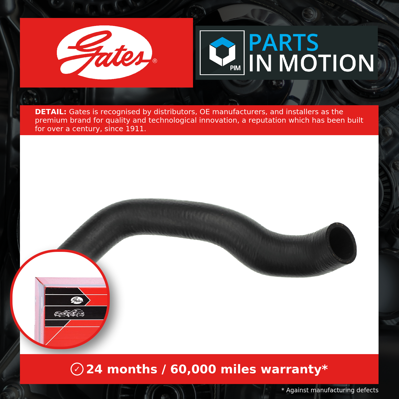 Radiator Hose Lower 05-3011 Gates Coolant 1635010582 A1635010582 427553011 New