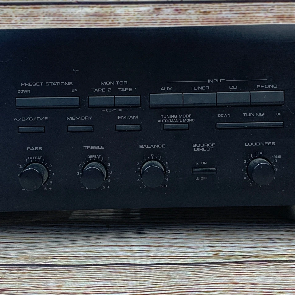Yamaha Natural Sound Stereo Receiver RX-460 ERS Amplifier Audio Tested Works - Image 3 of 4