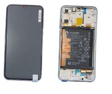 DISPLAY LCD ORIGINALE HUAWEI P SMART S Y8P BREATHING CRYSTAL + FRAME E BATTERIA